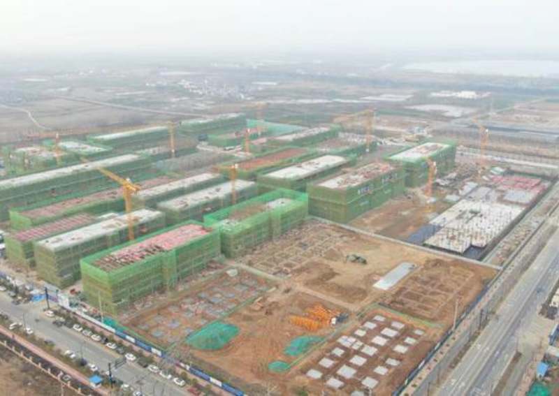 食品產(chǎn)業(yè)園一期啟動區(qū)項目已完成，總建筑面積16.6萬平米